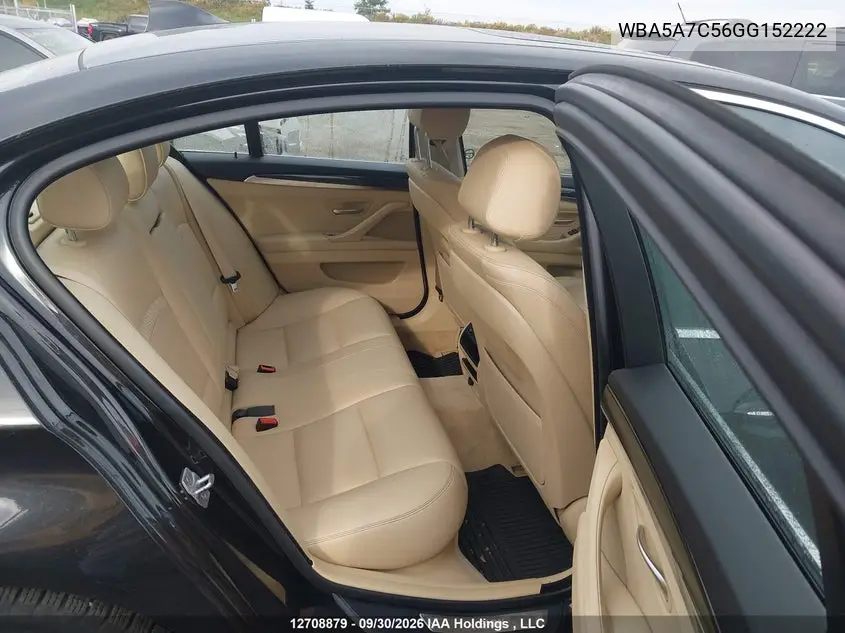 2016 BMW 5ER VIN WBA5A7C56GG152222 — фото 8