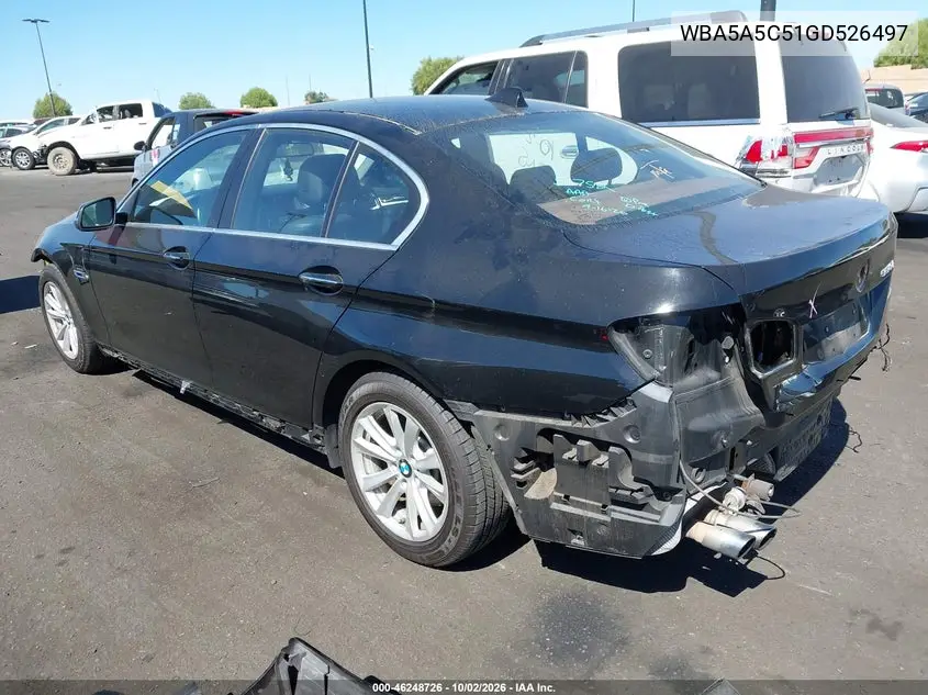 2016 BMW 5ER VIN WBA5A5C51GD526497 — фото 3