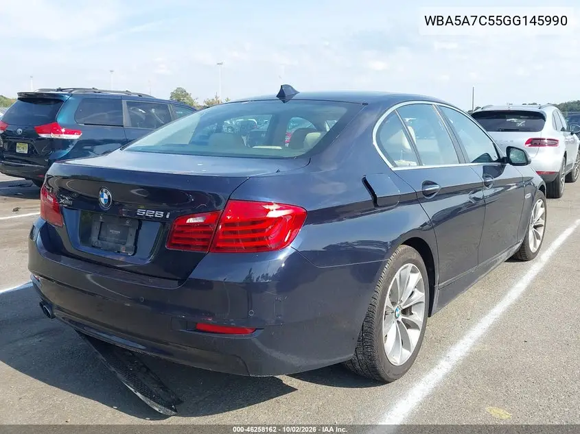 2016 BMW 5ER VIN WBA5A7C55GG145990 — фото 4