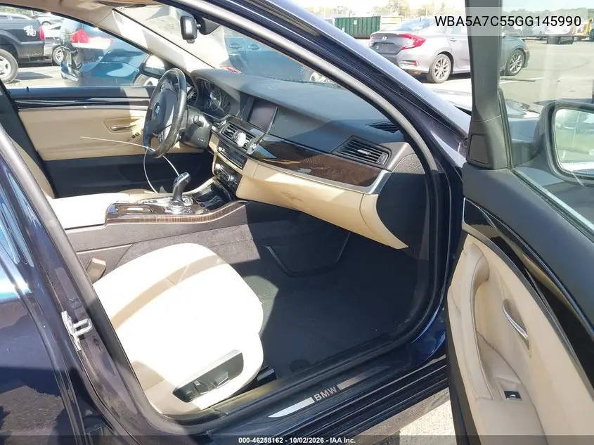 2016 BMW 5ER VIN WBA5A7C55GG145990 — фото 5