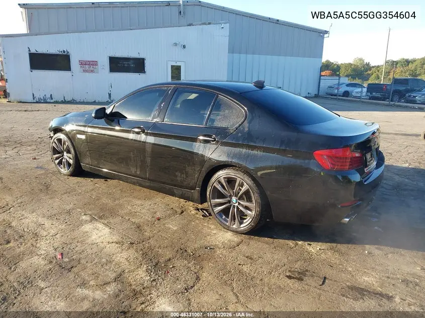 2016 BMW 5ER VIN WBA5A5C55GG354604 — фото 3