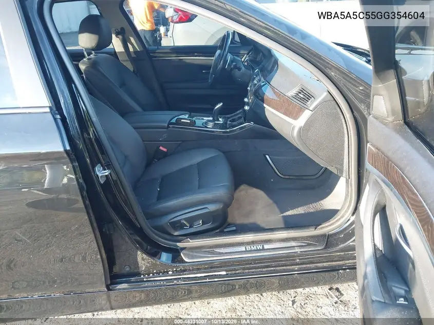 2016 BMW 5ER VIN WBA5A5C55GG354604 — фото 5