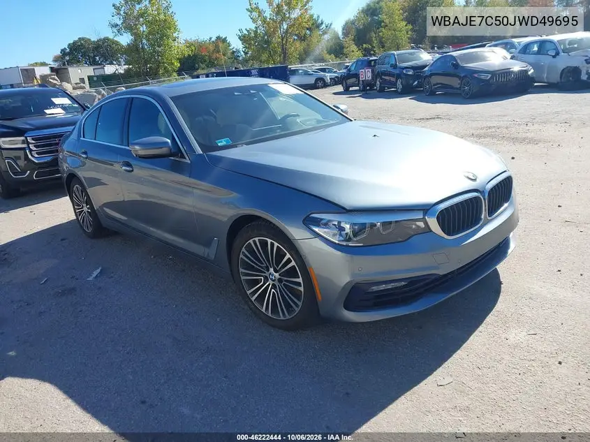 BMW 5ER 2018, VIN WBAJE7C50JWD49695