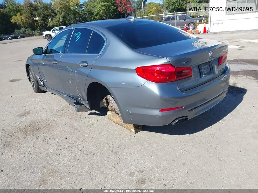 2018 BMW 5ER VIN WBAJE7C50JWD49695 — фото 3