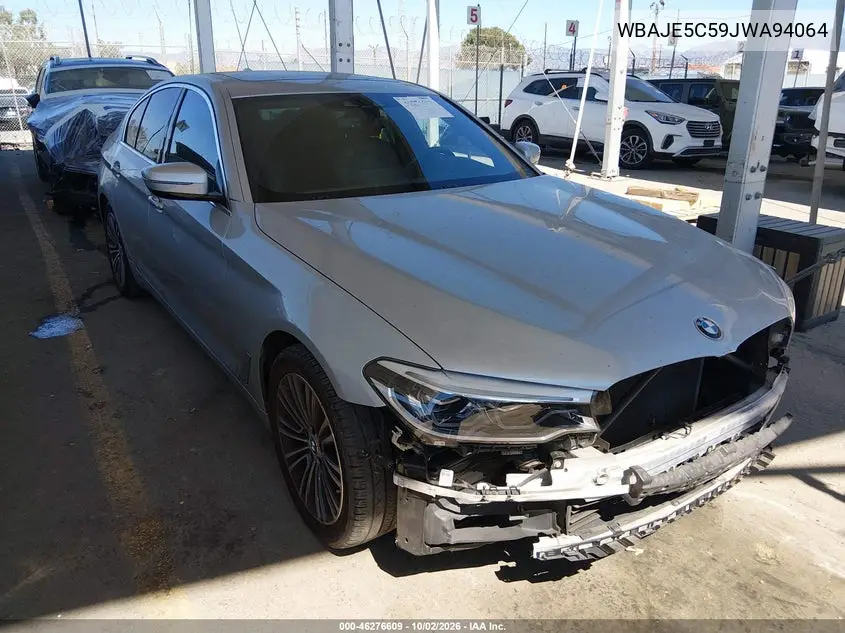 BMW 5ER 2018, VIN WBAJE5C59JWA94064