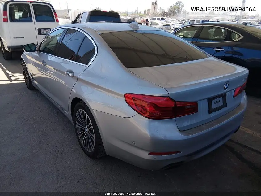 2018 BMW 5ER VIN WBAJE5C59JWA94064 — фото 3