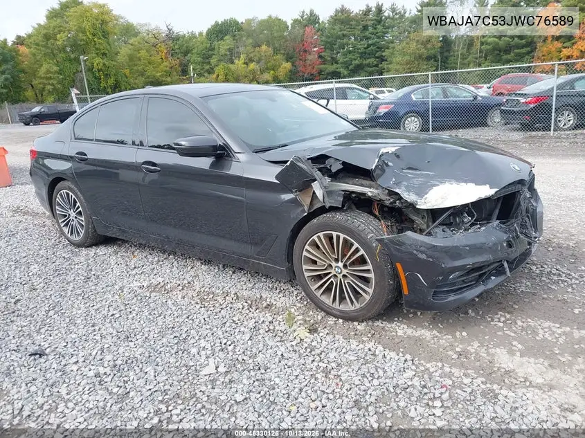BMW 5ER 2018, VIN WBAJA7C53JWC76589