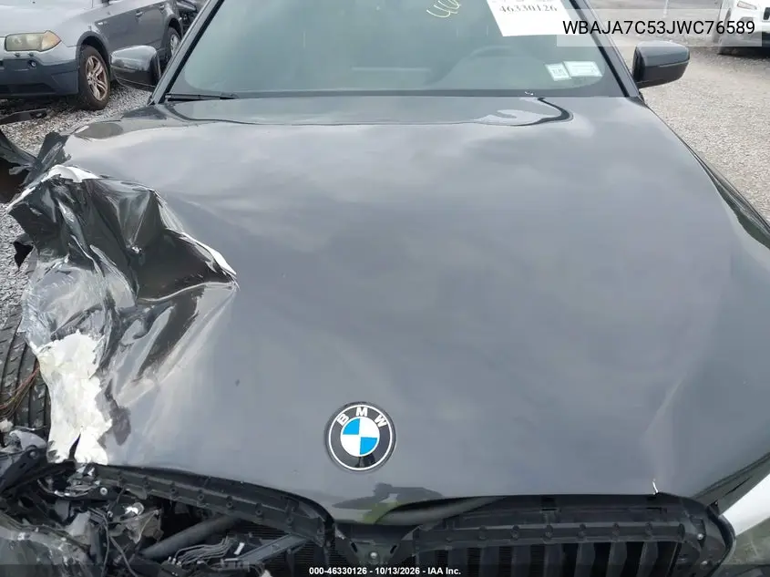 2018 BMW 5ER VIN WBAJA7C53JWC76589 — фото 10