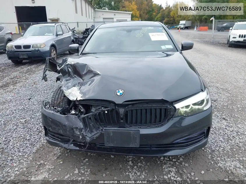 2018 BMW 5ER VIN WBAJA7C53JWC76589 — фото 6
