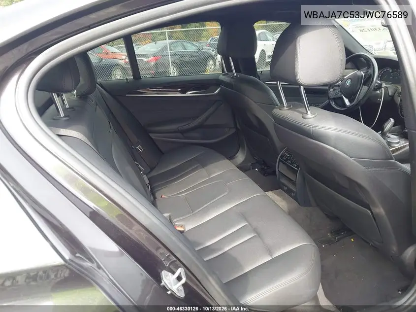 2018 BMW 5ER VIN WBAJA7C53JWC76589 — фото 8