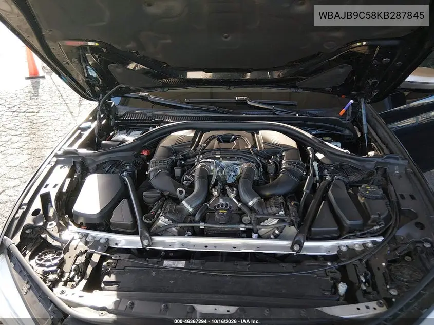 2019 BMW 5ER VIN WBAJB9C58KB287845 — фото 10