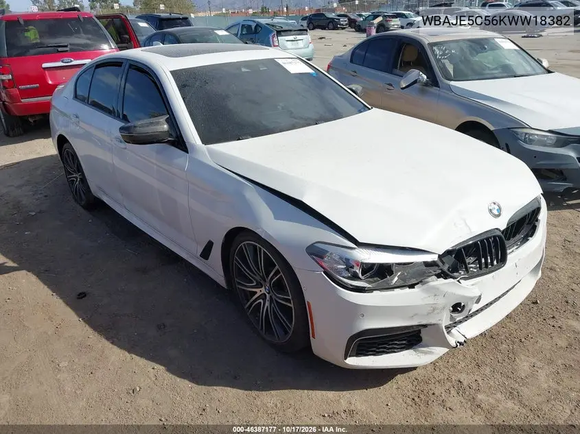 BMW 5ER 2019, VIN WBAJE5C56KWW18382
