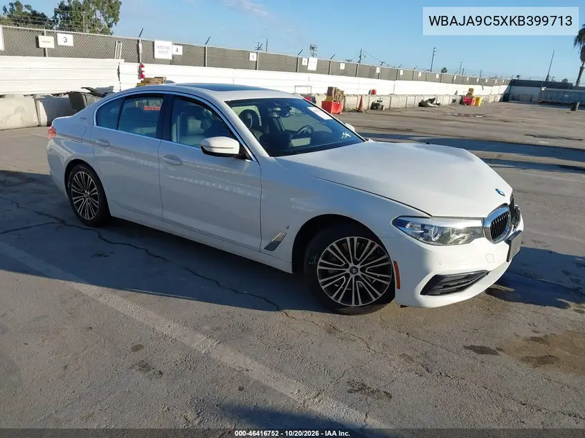 BMW 5ER 2019, VIN WBAJA9C5XKB399713