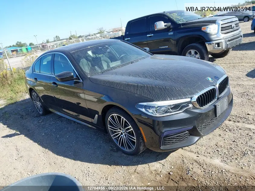 BMW 5ER 2020, VIN WBAJR7C04LWW80594