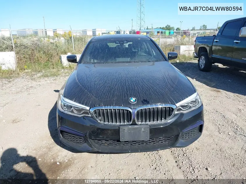 2020 BMW 5ER VIN WBAJR7C04LWW80594 — фото 12