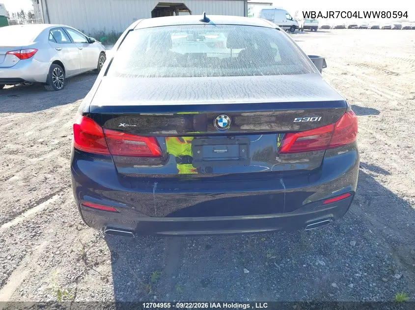 2020 BMW 5ER VIN WBAJR7C04LWW80594 — фото 16