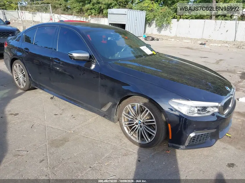 BMW 5ER 2020, VIN WBAJS7C02LBN95992