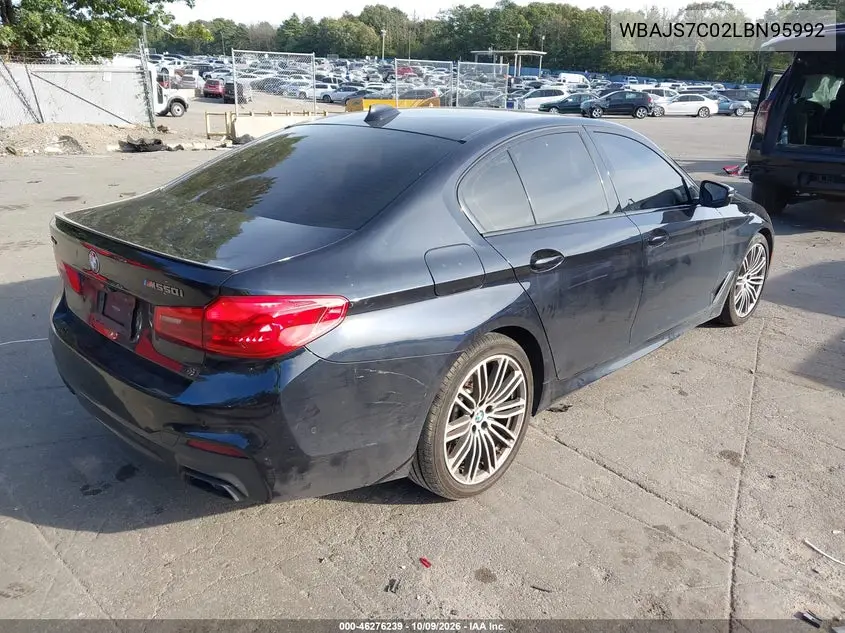 2020 BMW 5ER VIN WBAJS7C02LBN95992 — фото 4