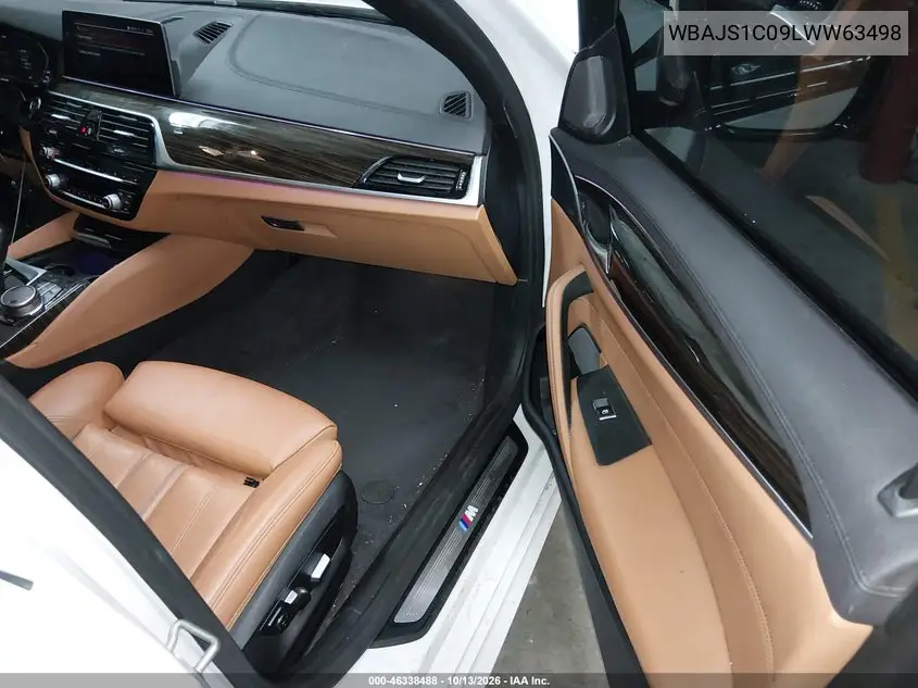 2020 BMW 5ER VIN WBAJS1C09LWW63498 — фото 5