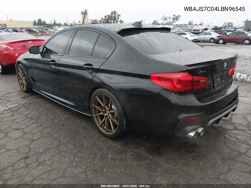 2020 BMW 5ER VIN WBAJS7C04LBN96545 — фото 3