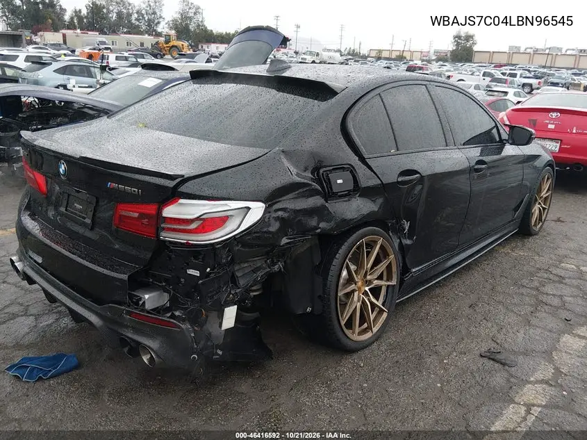 2020 BMW 5ER VIN WBAJS7C04LBN96545 — фото 4
