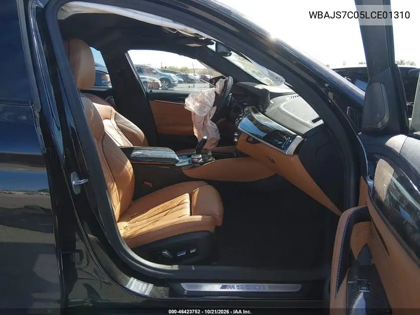 2020 BMW 5ER VIN WBAJS7C05LCE01310 — фото 5