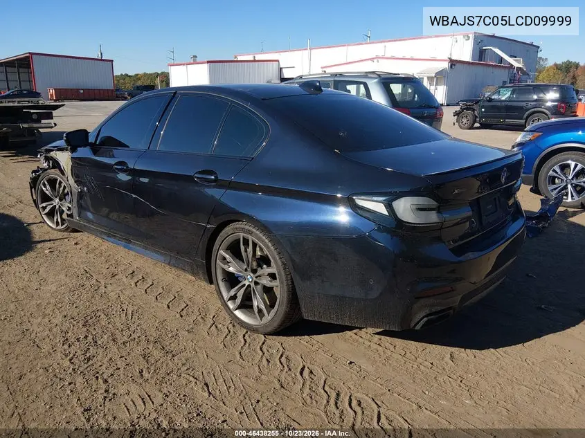 2020 BMW 5ER VIN WBAJS7C05LCD09999 — фото 3