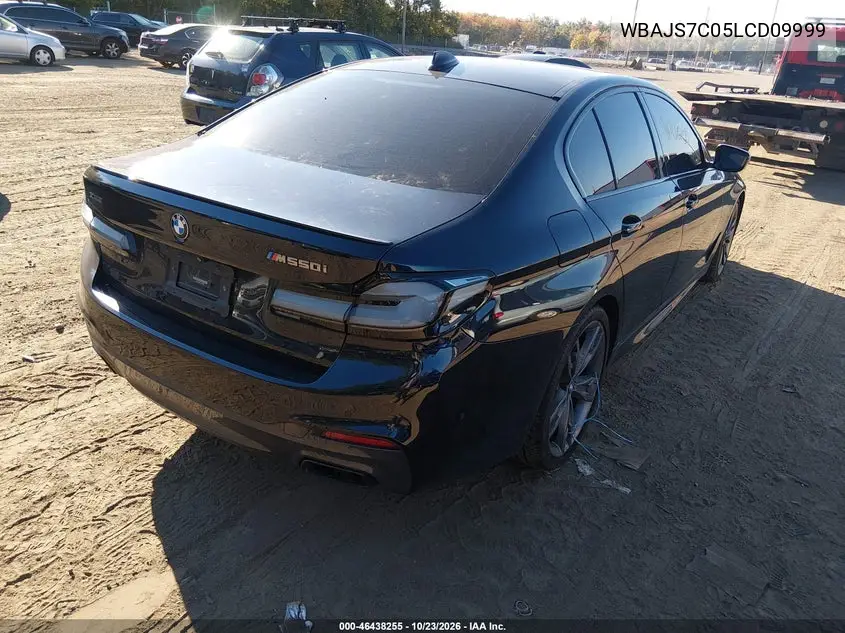 2020 BMW 5ER VIN WBAJS7C05LCD09999 — фото 4
