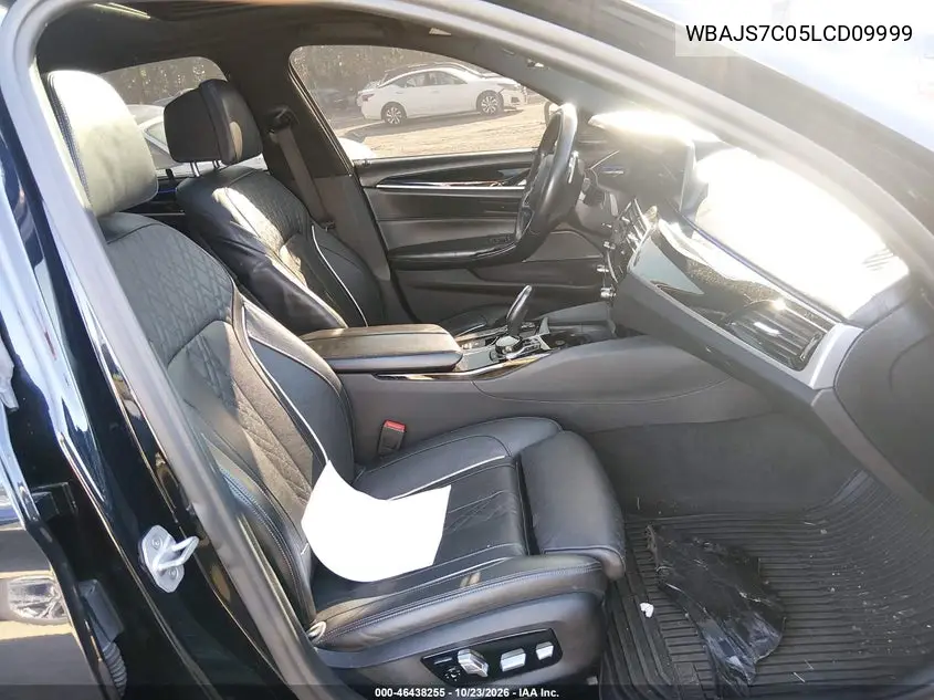 2020 BMW 5ER VIN WBAJS7C05LCD09999 — фото 5