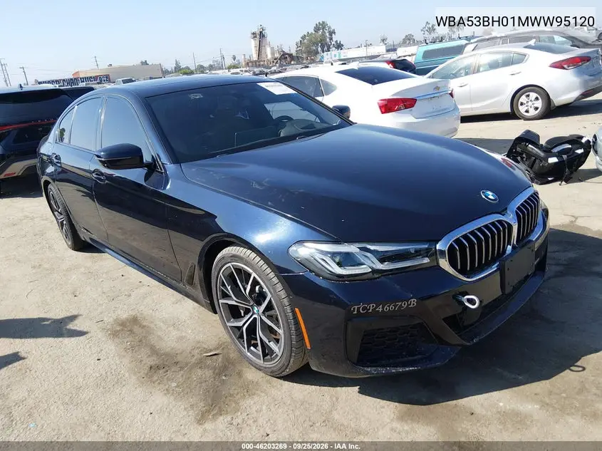 BMW 5ER 2021, VIN WBA53BH01MWW95120