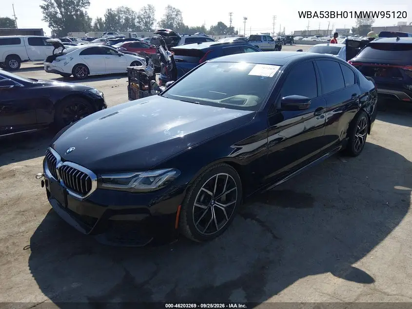 2021 BMW 5ER VIN WBA53BH01MWW95120 — фото 2