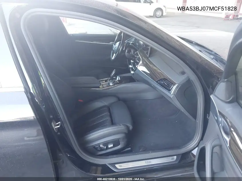 2021 BMW 5ER VIN WBA53BJ07MCF51828 — фото 5