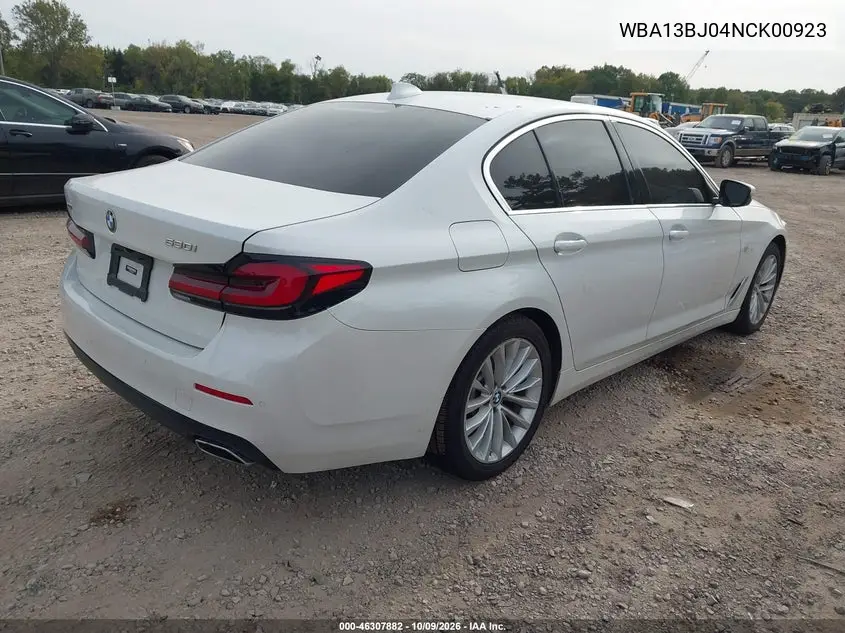 2022 BMW 5ER VIN WBA13BJ04NCK00923 — фото 4