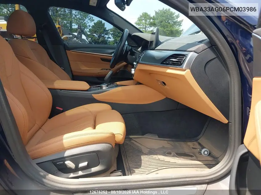 2023 BMW 5ER VIN WBA33AG06PCM03986 — фото 5