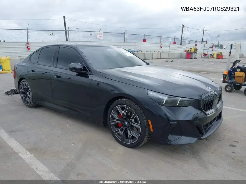 BMW 5ER 2024, VIN WBA63FJ07RCS29321