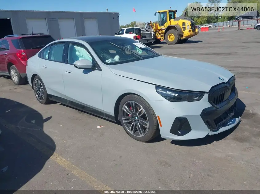 BMW 5ER 2026, VIN WBA53FJ02TCX44066