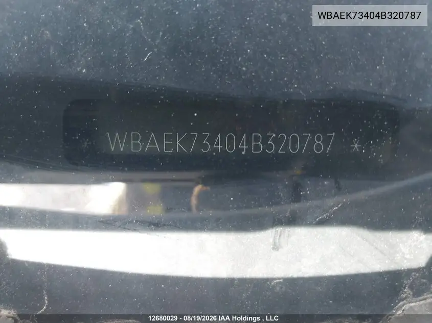 2004 BMW 6ER VIN WBAEK73404B320787 — фото 19