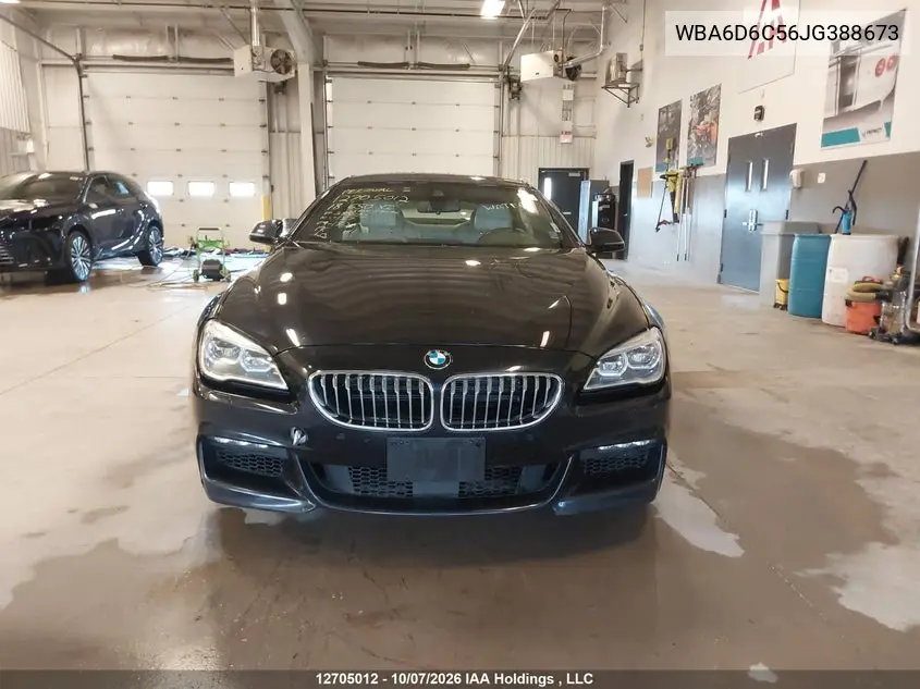 2018 BMW 6ER VIN WBA6D6C56JG388673 — фото 13
