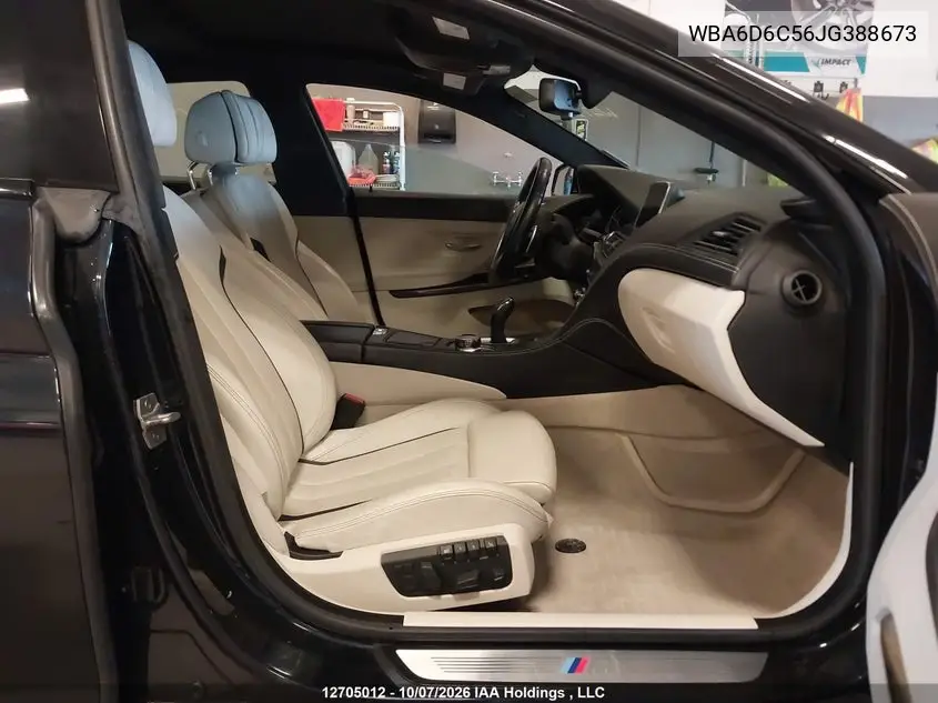 2018 BMW 6ER VIN WBA6D6C56JG388673 — фото 5