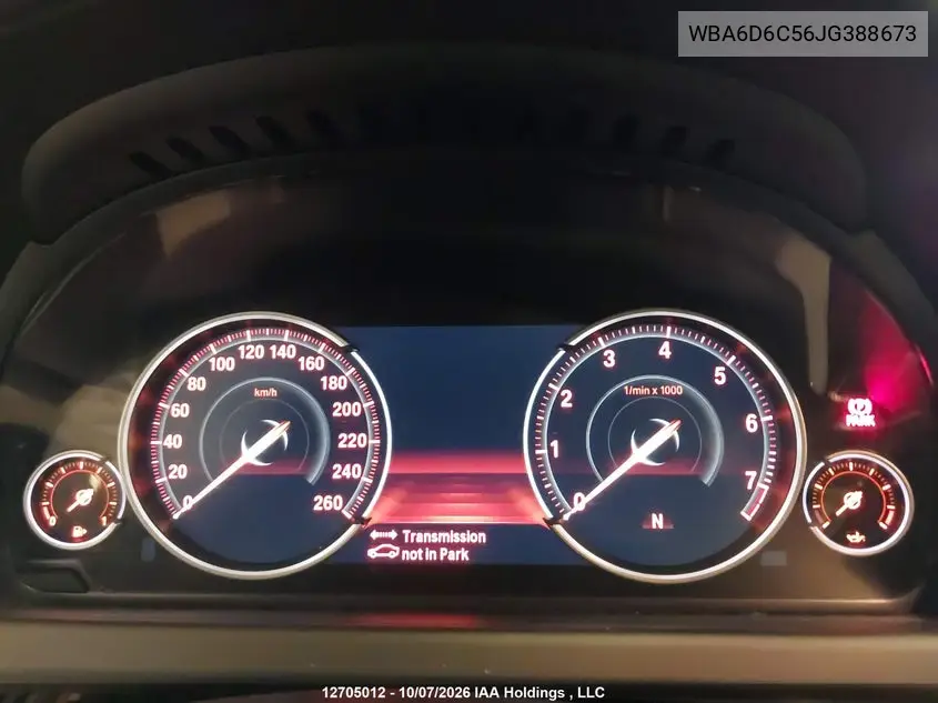 2018 BMW 6ER VIN WBA6D6C56JG388673 — фото 7