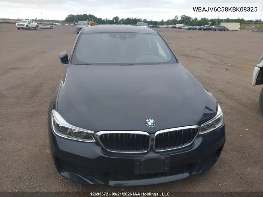 2019 BMW 6ER VIN WBAJV6C58KBK08325 — фото 11