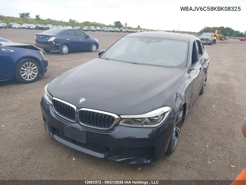 2019 BMW 6ER VIN WBAJV6C58KBK08325 — фото 2