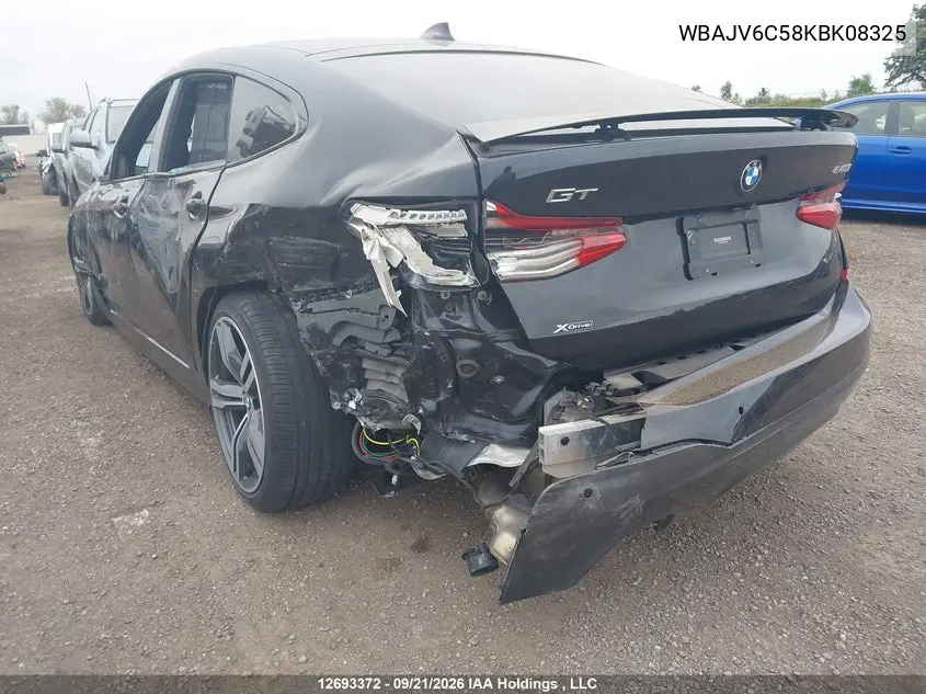 2019 BMW 6ER VIN WBAJV6C58KBK08325 — фото 6