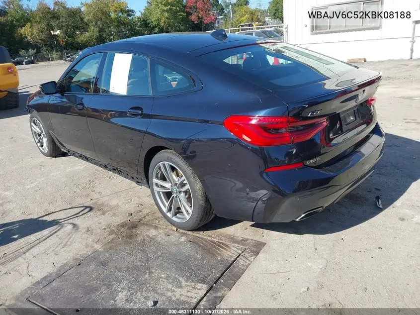 2019 BMW 6ER VIN WBAJV6C52KBK08188 — фото 3