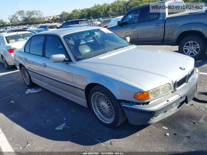BMW 7ER 2001, VIN WBAGH83491DP21462