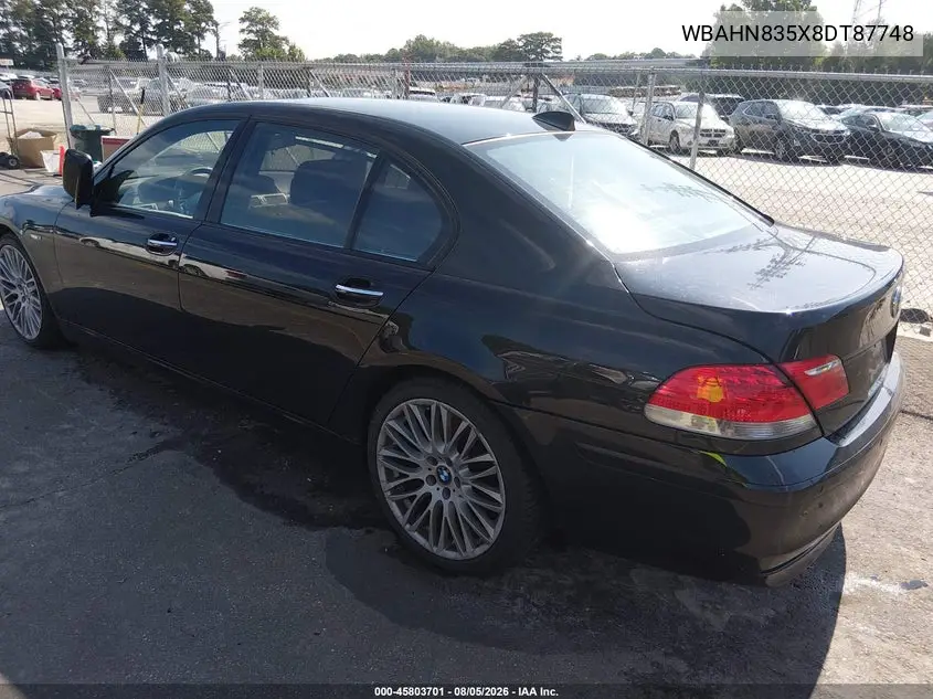 2008 BMW 7ER VIN WBAHN835X8DT87748 — фото 3