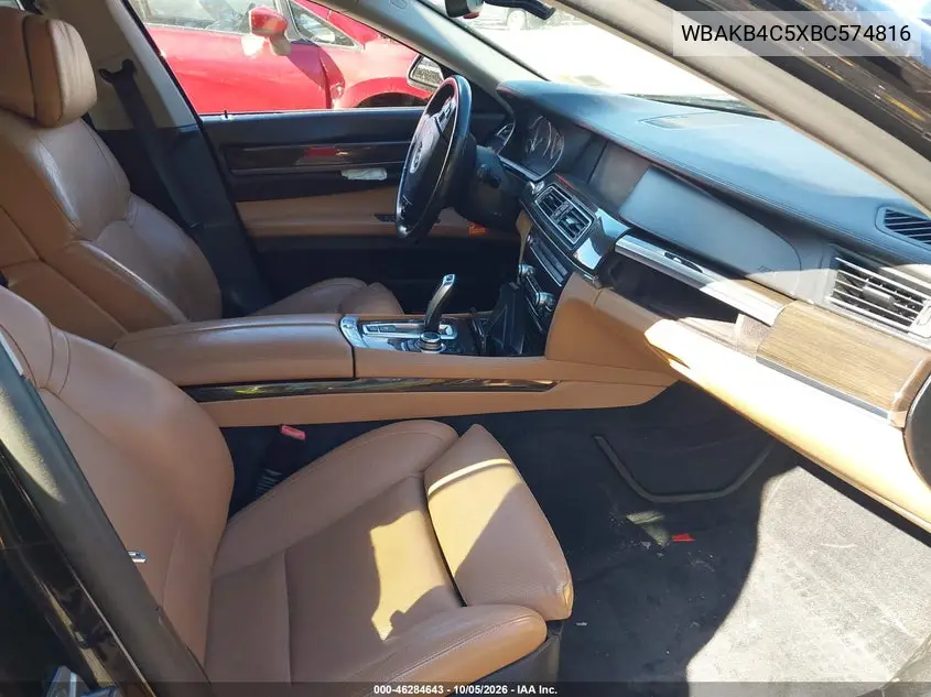 2011 BMW 7ER VIN WBAKB4C5XBC574816 — фото 5