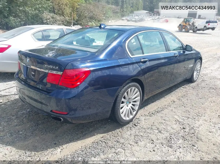 2012 BMW 7ER VIN WBAKC8C54CC434993 — фото 4