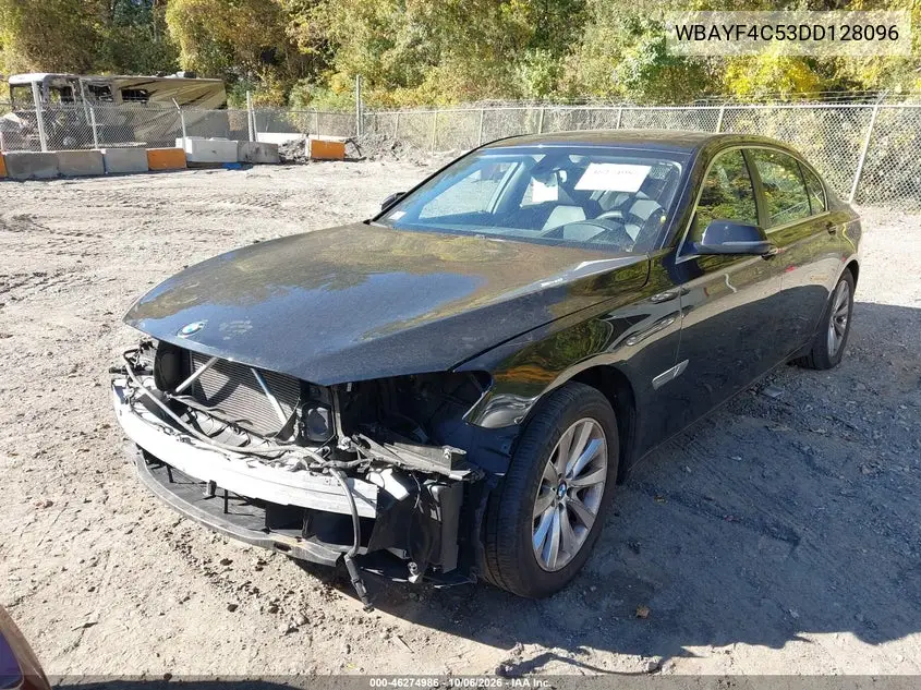 2013 BMW 7ER VIN WBAYF4C53DD128096 — фото 2