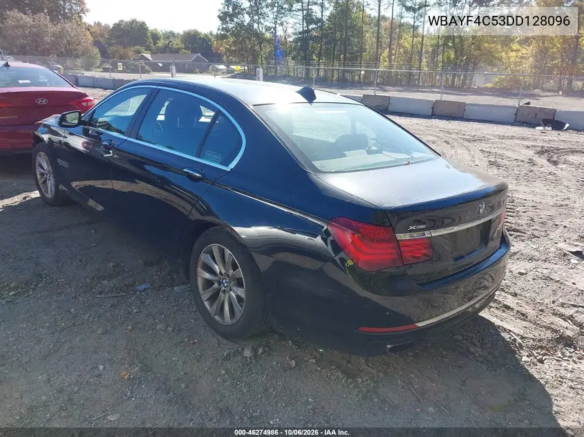 2013 BMW 7ER VIN WBAYF4C53DD128096 — фото 3